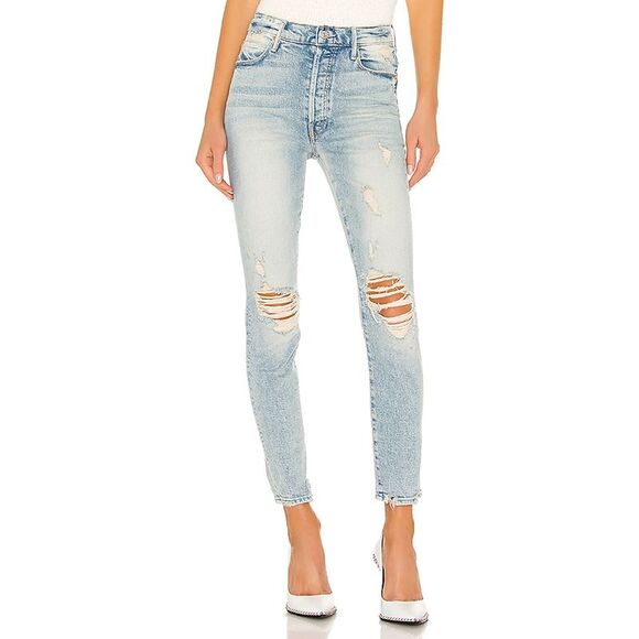MOTHER Denim - Mother Women The Super Stunner Ankle In Say Amen, Again! Jeans Blue 28